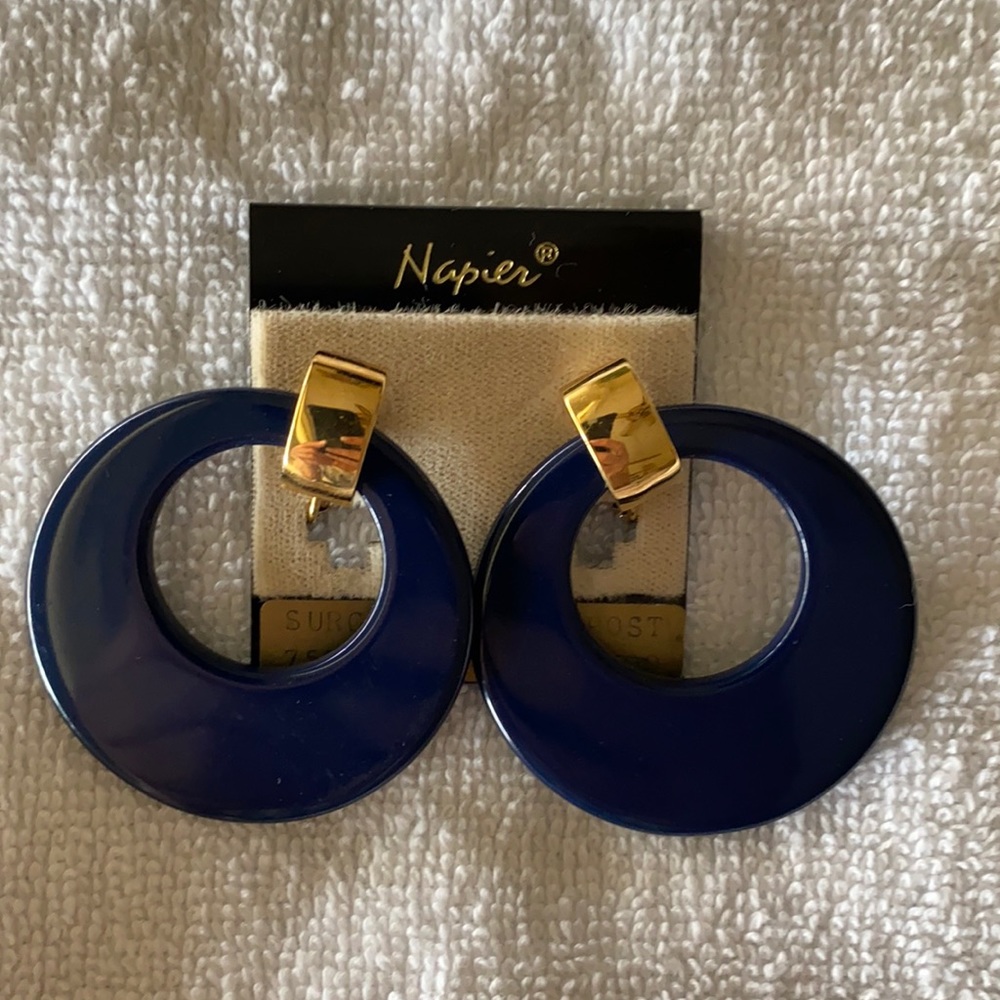 083) *Vintage* Napier pierced earrings
